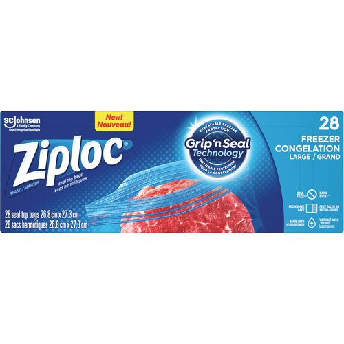 Sacs de cong&eacute;lation Ziploc Equipex