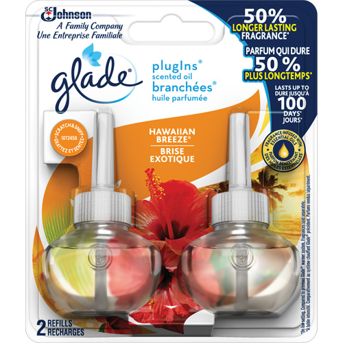 Glade&reg; PlugIns&reg; Scented Oil Refills, Hawaiian Breeze&reg;, Cartridge Equipex