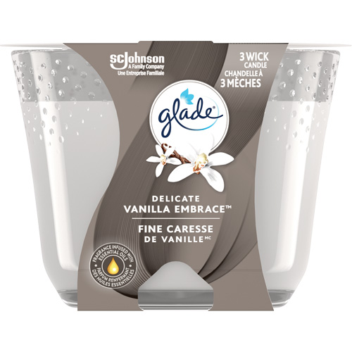 Glade&reg; 3-Wick Candle, Delicate Vanilla Embrace Equipex