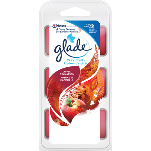 Cubes de cire parfum&eacute;e Glade, Pomme cannelle Equipex