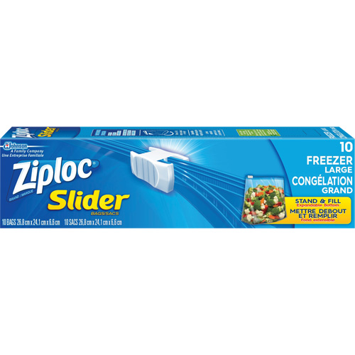 Sacs de cong&eacute;lation &agrave; glissi&egrave;re Ziploc Equipex