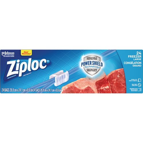 Sacs de cong&eacute;lation &agrave; glissi&egrave;re Ziploc Equipex