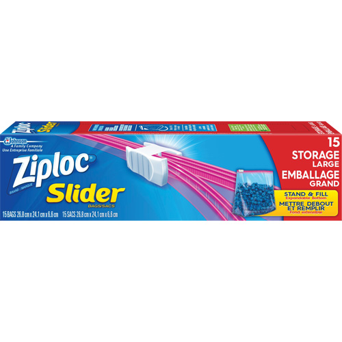 Ziploc&reg; Slider Freezer Bags Equipex