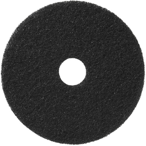 Floor Pads, 12", Stripping, Black Equipex