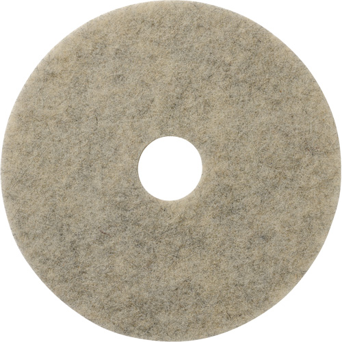 Porko Plus Floor Pads, 19", Buffing/Burnishing, Beige Equipex