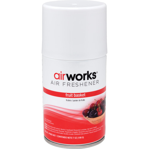 AirWorks&reg; Metered Air Fresheners, Fruit Basket, Aerosol Can Equipex