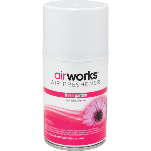 AirWorks&reg; Metered Air Fresheners, Fresh Garden, Aerosol Can Equipex