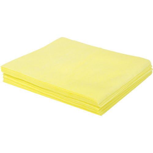 Chiffon &agrave; poussi&egrave;re trait&eacute; &agrave; l'huile pour service moyen TaskBrand, Polyester, Jaune Equipex