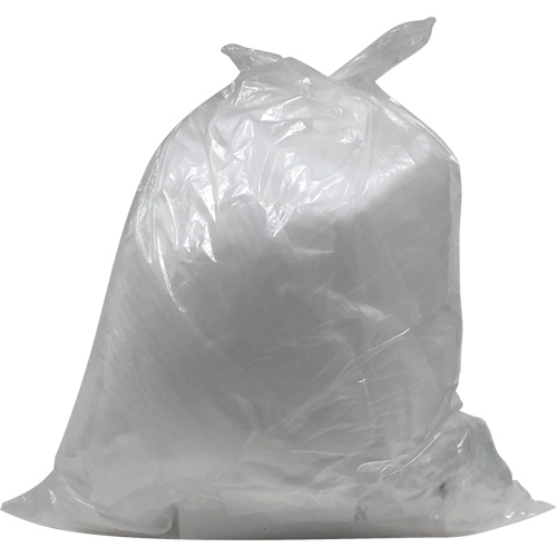 Sacs &agrave; d&eacute;chets de calibre industriel, T-Fort, 26" la x 36" lo, 1,2 mil, Transparent, Capacit&eacute; 45 L (12 gal.) Equipex