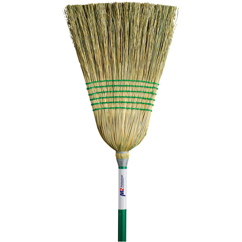 Balai de paille &agrave; usage l&eacute;ger, Six cordes, Manche Bois Equipex