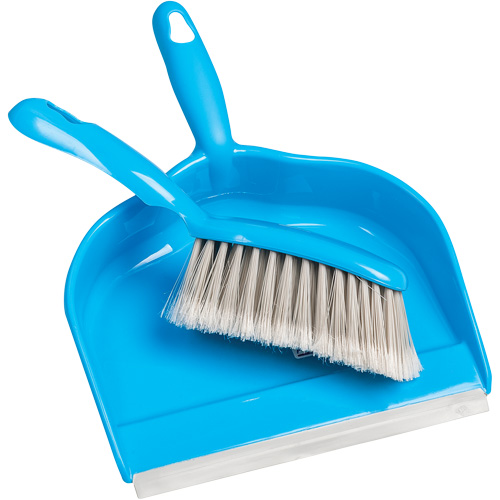 Brosse de comptoir avec porte-poussi&egrave;re, Plastique Equipex
