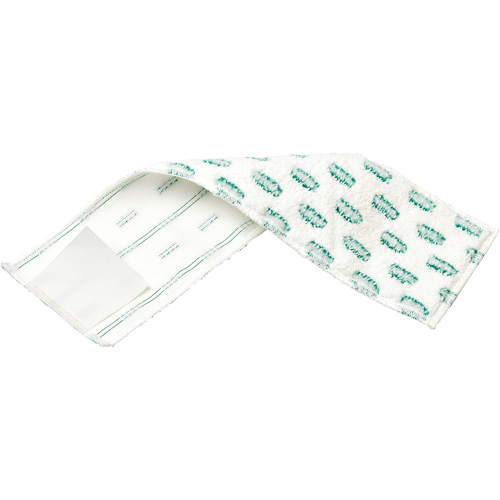 Flat Mop Pad, Scrubber, Microfibre, 4-3/4" x 16" Equipex