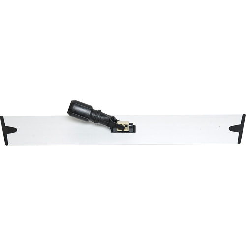 Microfiber Hook & Loop Dust Mop Frame, 24", Aluminum Equipex