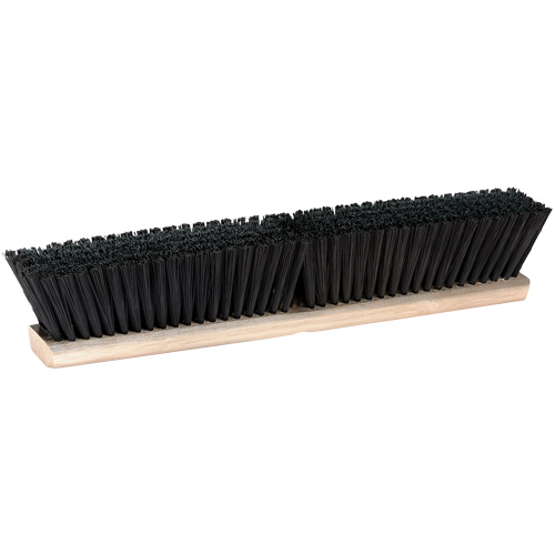 Push Broom Head, 18", Medium, Polypropylene Bristles Equipex