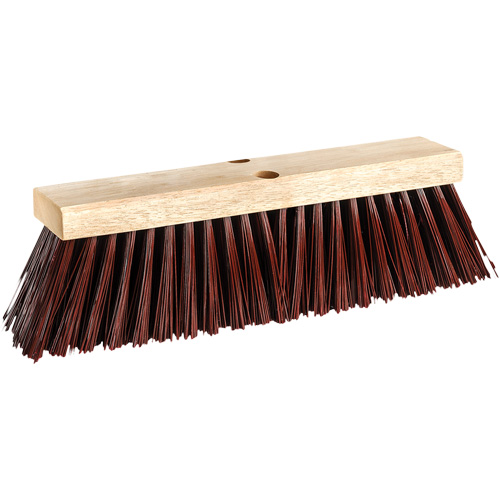 Balai-brosse de rue, 14", Extra-ferme, Soies Polypropyl&egrave;ne Equipex