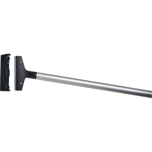 Grattoir &agrave; plancher souple et large avec manche Equipex