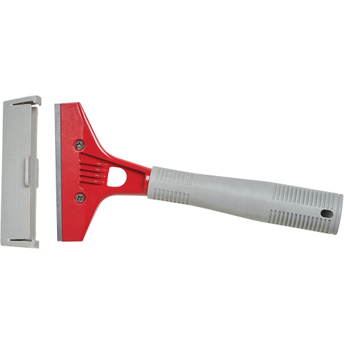 Petit grattoir, Lame Acier, Largeur 4", Manche Plastique Equipex