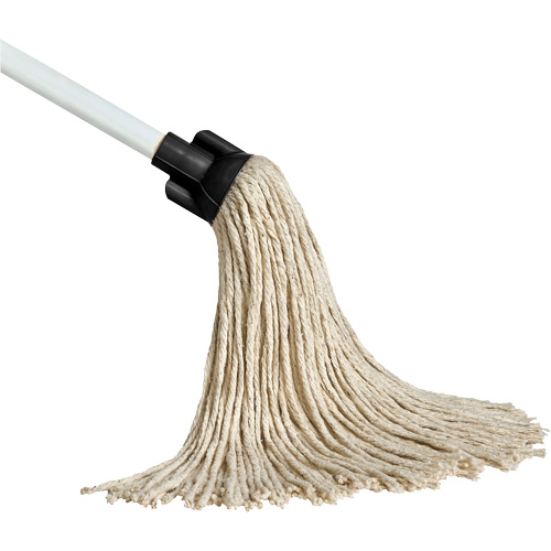 Vadrouille &agrave; laver amovible &agrave; franges boucl&eacute;es, Coton, 12 oz, Style Coup&eacute; Equipex