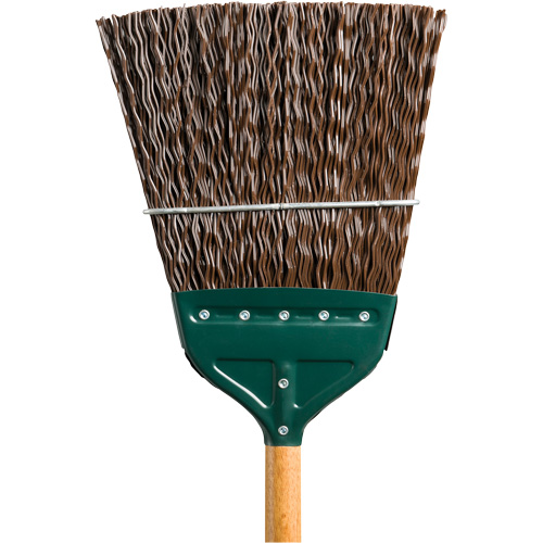 Track & Switch Broom, Wood Handle, Polypropylene Bristles, 52" L Equipex