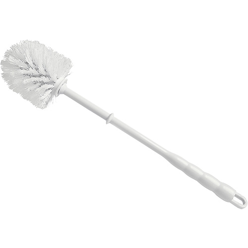 Brosse &agrave; cuvettes, 15-1/2" l, Soies Polypropyl&egrave;ne, Rouge/Blanc Equipex
