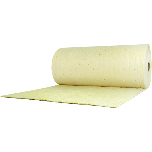 Chemical Sorbent Roll, Heavyweight, 150' L x 38" W, 89.4 gal Absorbancy Equipex
