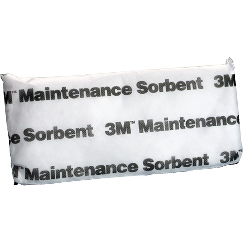 Maintenance Sorbent Pillow, Oil Only, 15" L x 7" W, 12.6 gal Absorbency/Pkg. Equipex