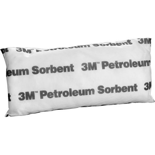 Petit tampon absorbant pour produits p&eacute;troliers, Huile seulement, 15" lo x 7" la, 12,7 gal absorption/pqt Equipex