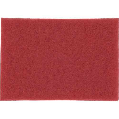 Hi-Performance Pad, 14" x32", Buffing/Cleaning, Red Equipex