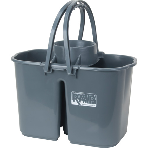 Mop Pail & Wringer, Strainer, 3.75 US Gal.(15 Quart), Grey Equipex