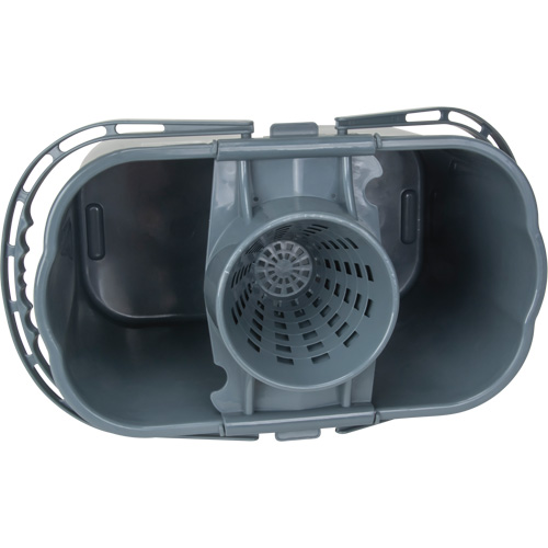 Mop Pail & Wringer, Strainer, 3.75 US Gal.(15 Quart), Grey Equipex