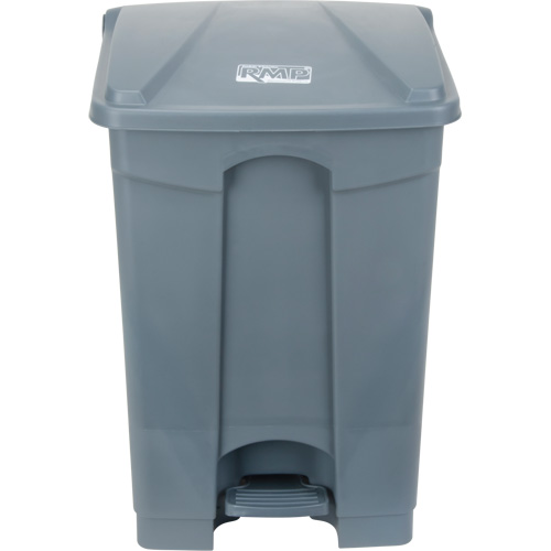 Step-On Garbage Can, Plastic, 12 US gal. Capacity Equipex