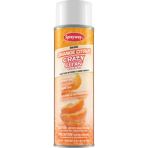 Orange Citrus Crazy Clean, 19 fl. oz., Aerosol Can Equipex
