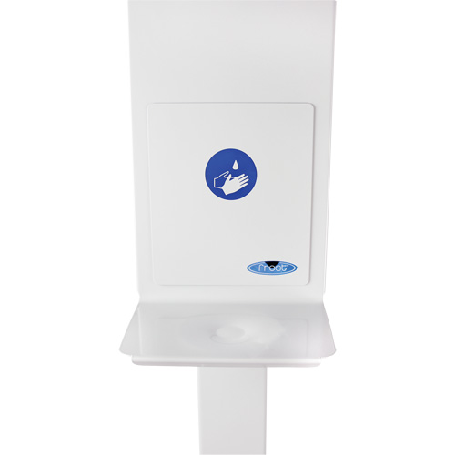 Support universel pour distributeur de d&eacute;sinfectant pour les mains Equipex