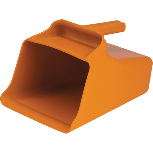 Mega Scoop, Plastic, Orange, 128 oz. Equipex