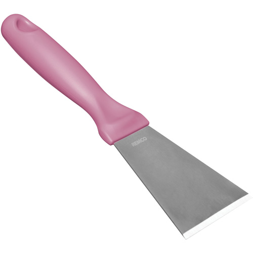 Grand racloir en acier inoxydable, Rose, 3" la x 9" lo Equipex