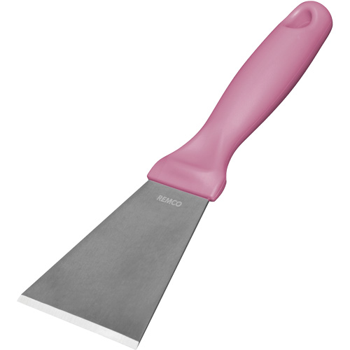 Grand racloir en acier inoxydable, Rose, 3" la x 9" lo Equipex