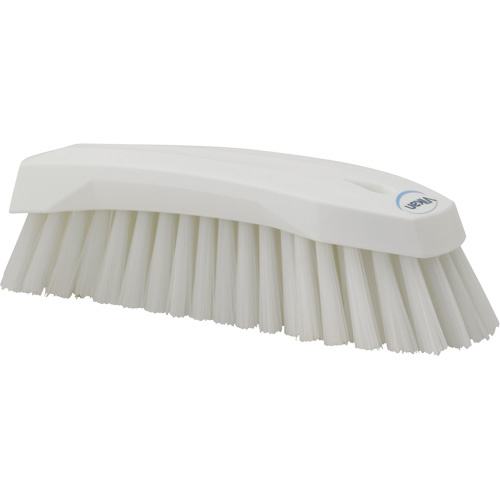 Grande brosse &agrave; main oblique, Soies Ferme, Longueur de 8", Blanc Equipex