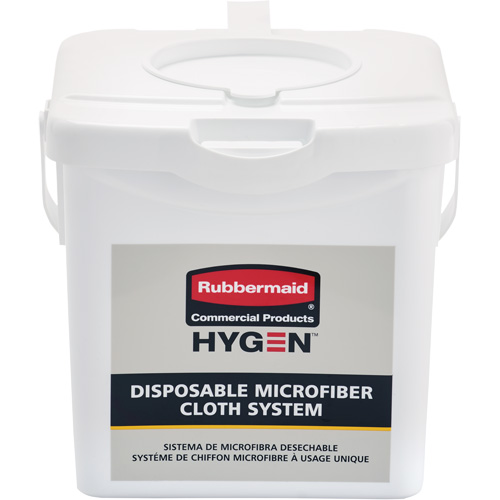Microfibre Cloth Charging Bucket, White Equipex