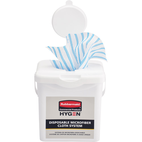 Microfibre Cloth Charging Bucket, White Equipex