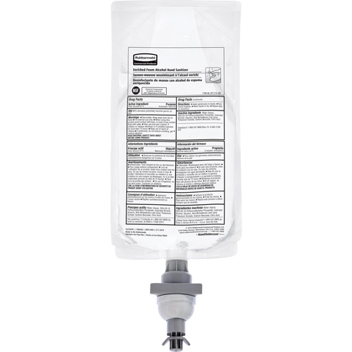 Alcohol-Based Foam Sanitizer, 1000 ml, Refill, 75% Alcohol Equipex