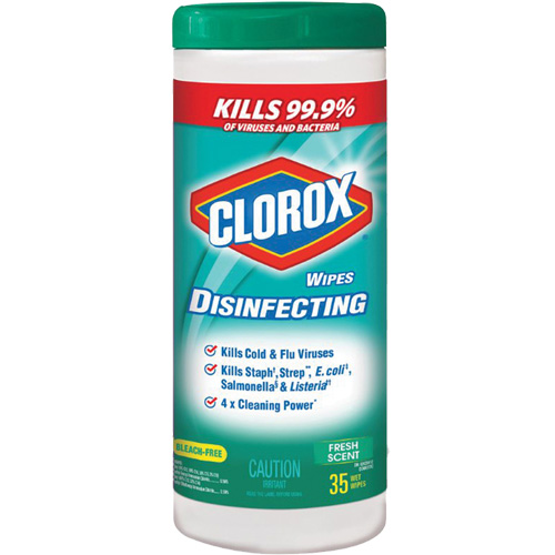 Lingettes d&eacute;sinfectantes, 35 lingettes Equipex