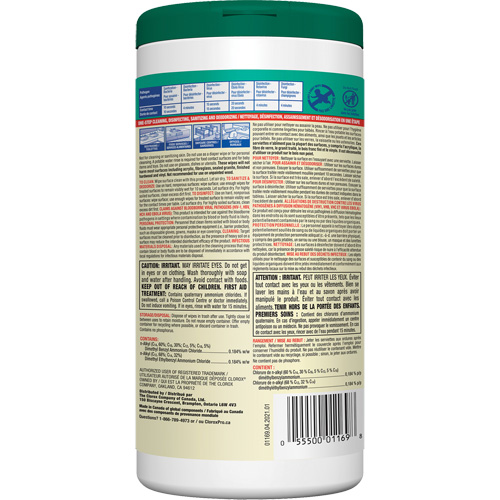 Disinfecting Wipes, 75 Count Equipex