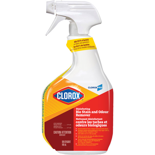 Nettoyant d&eacute;sinfectant contre les taches et odeurs biologiques, 946 ml, Bouteille &agrave; g&acirc;chette Equipex