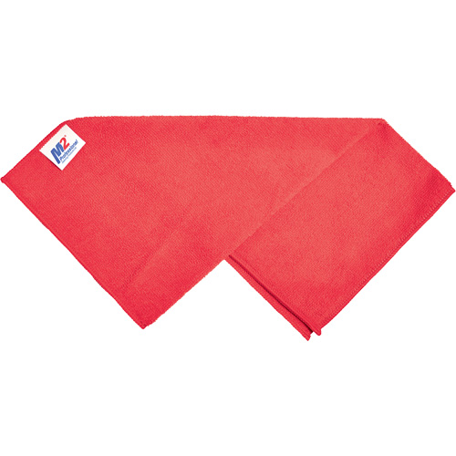 Chiffon de nettoyage, Microfibre, Rouge Equipex