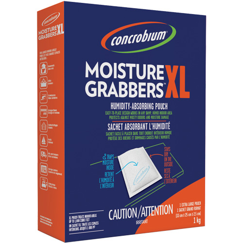 Sachets d&eacute;shydratants Concrobium Moisture Grabbers XL Equipex