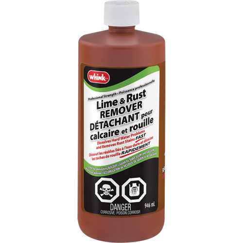 D&eacute;tachant pour calcaire et rouille Whink, 946 ml, Bouteille Equipex