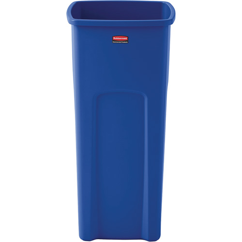 Untouchable&reg; Square Recycling Container, Bulk, Plastic, 23 US gal. Equipex