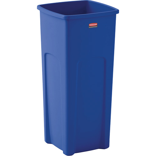 Untouchable&reg; Square Recycling Container, Bulk, Plastic, 23 US gal. Equipex