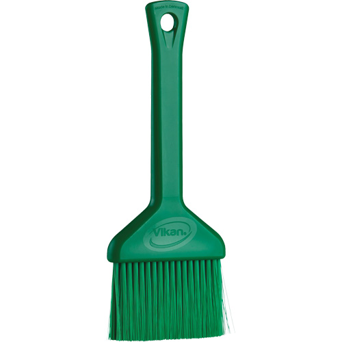 3" Pastry Brush, Soft Bristles, 7-3/4" Long, Green Equipex