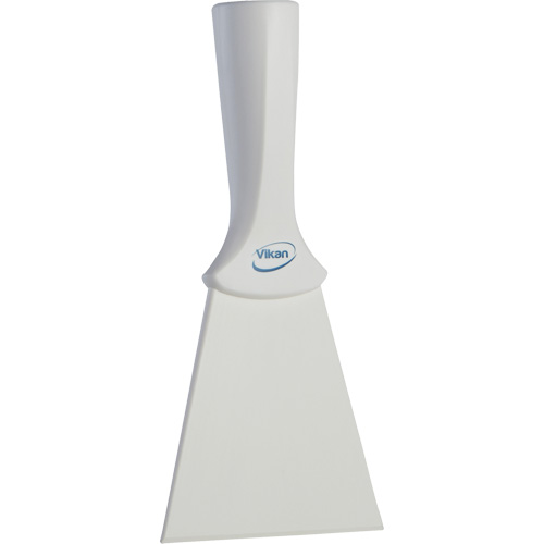 Nylon Scraper with Threaded Handle, White, 4" W x 8" L Equipex